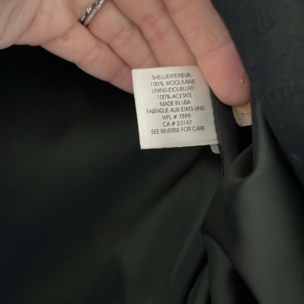 Beautiful Talbots wool pea coat size 8 - Picture 5 of 6